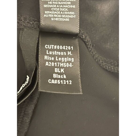 Koral Lustrous High Rise Legging Black Size Medium Shiny - Picture 7 of 9
